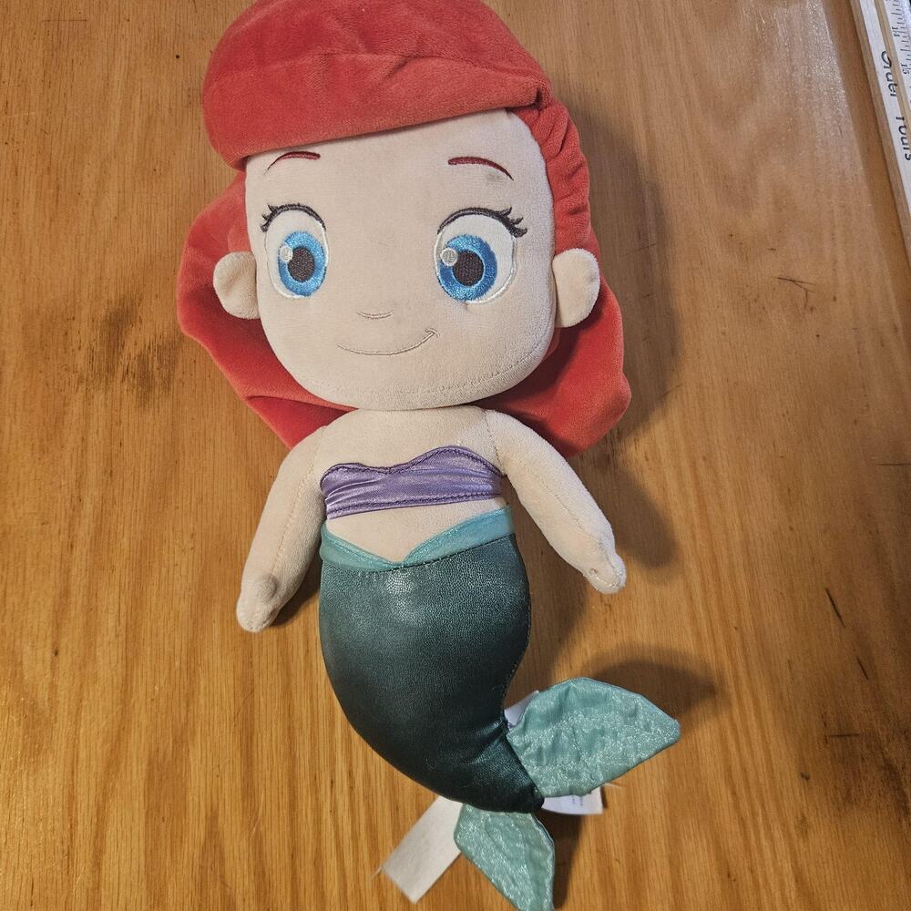 Disney Store Ariel The Little‎ Mermaid Plush Mermaid Doll Small Stuffed Toy